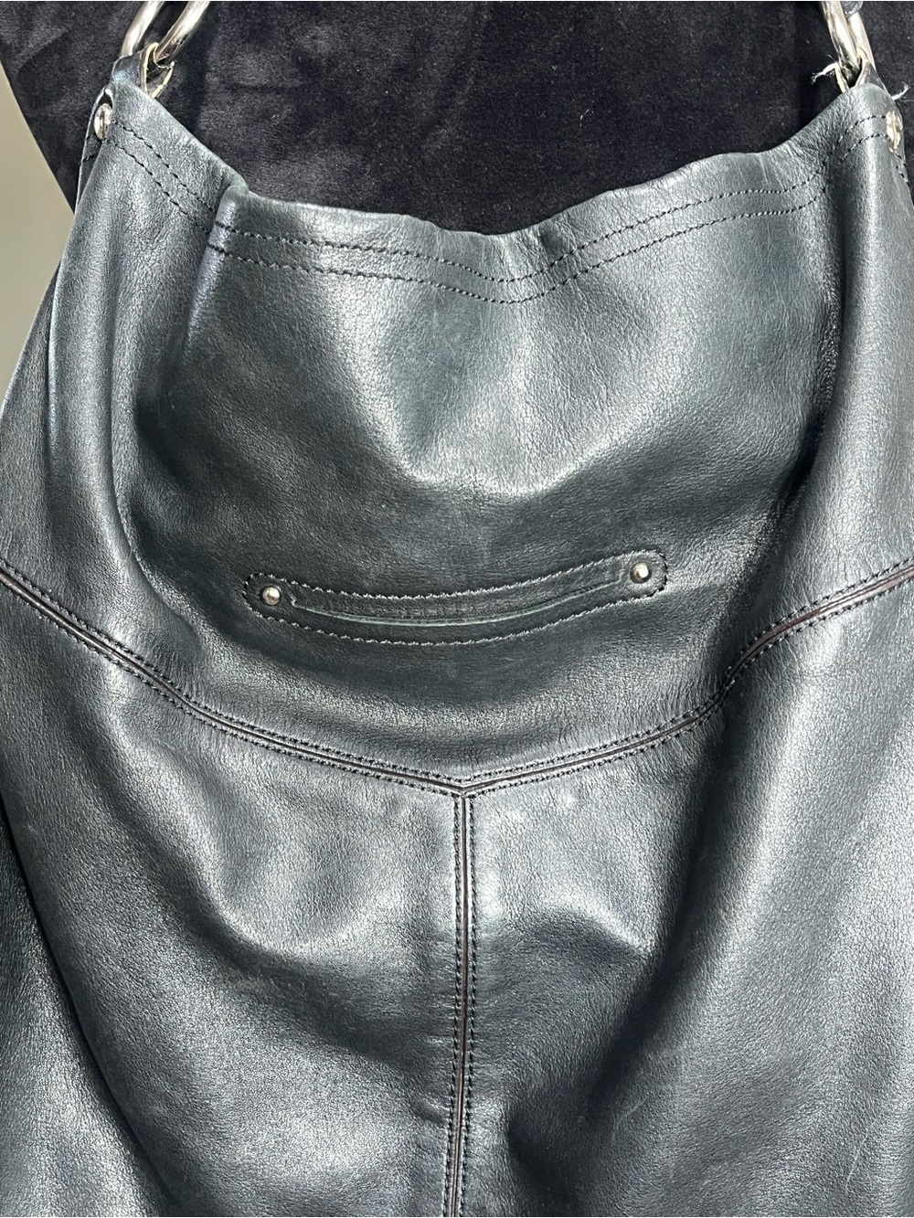 b. Makowsky vintage leather purse - Picture 10 of 13